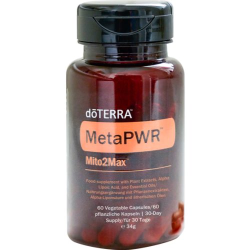 dōTERRA MetaPWR™ Mito2Max™ Táplálékkiegészítő növényi kivonatokkal, alfa-liponsavval és esszenciális olajokkal